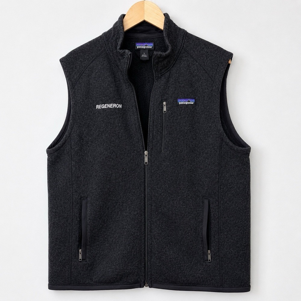 Patagonia Better Sweater Fleece Vest Regeneron Full Zip Charcoal Gray Large